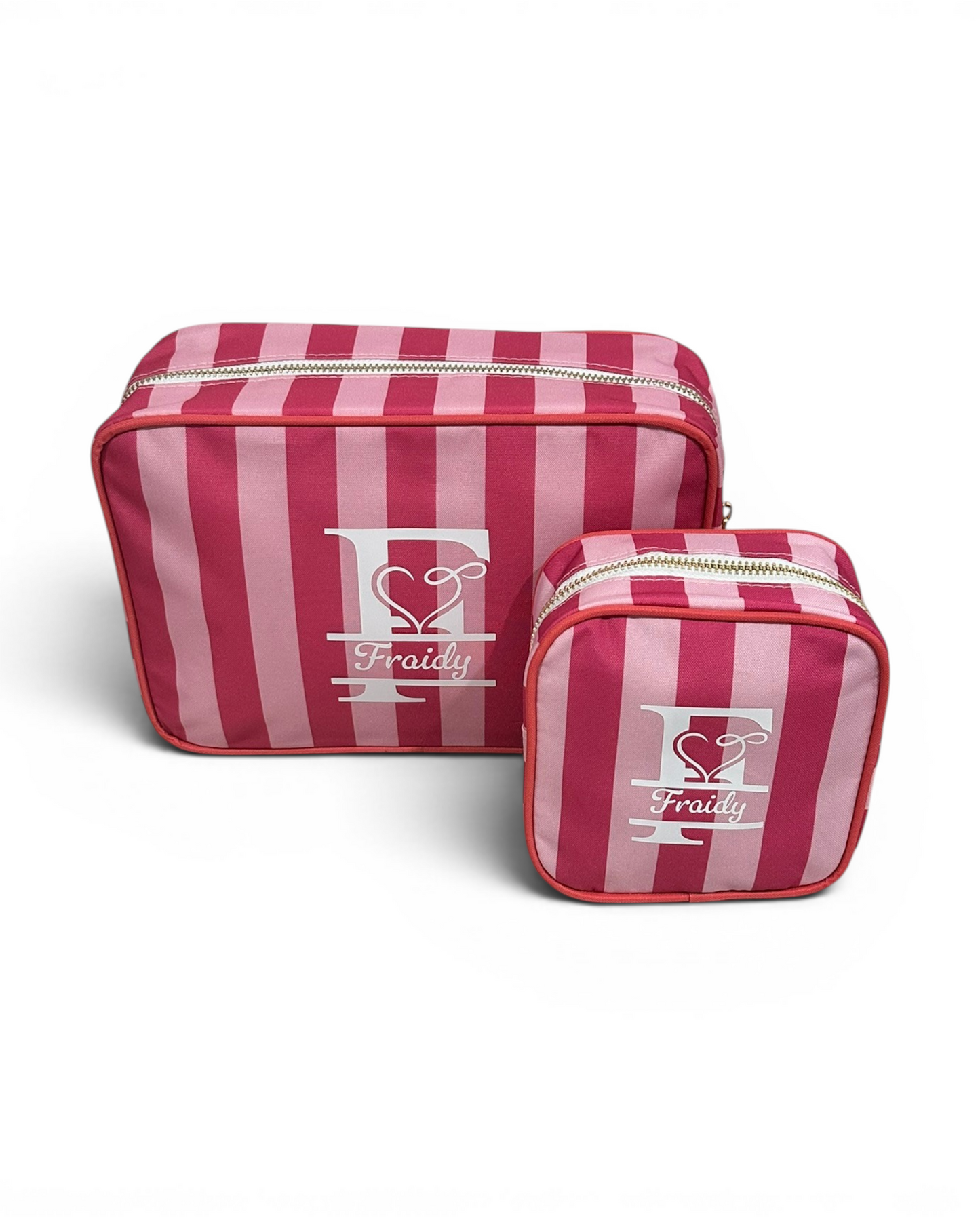 Striped Cosmetic Set