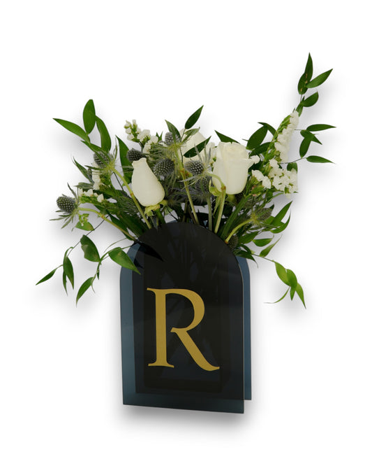 Contemporary Acrylic Vase