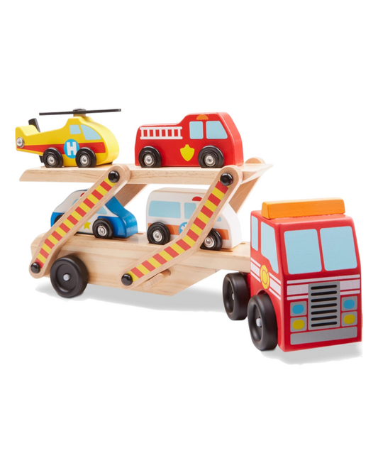 Emergency Vehicle Wooden Truck