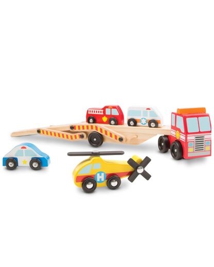Emergency Vehicle Wooden Truck