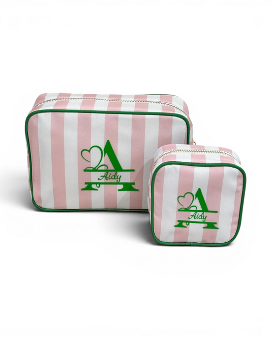 Striped Cosmetic Set