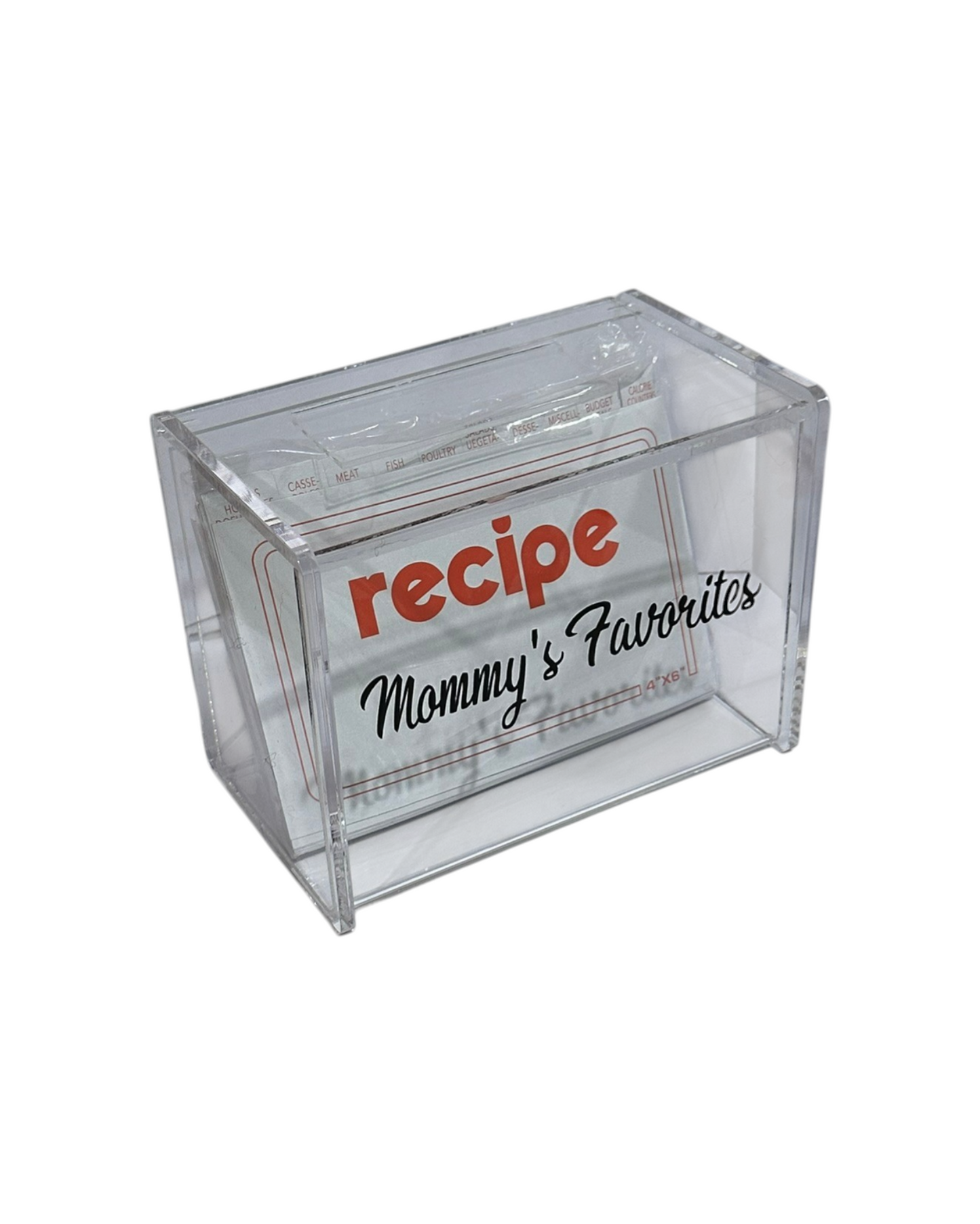 4x6 Recipe Card Holder