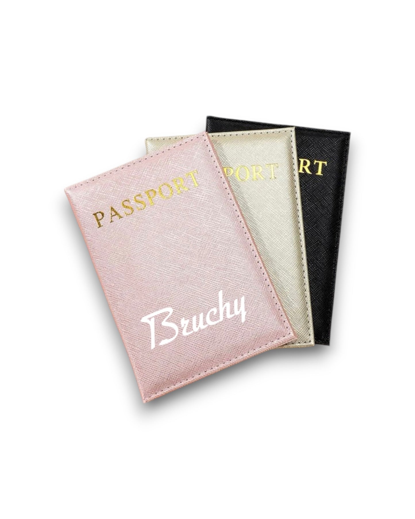 Metallic Passport Holder