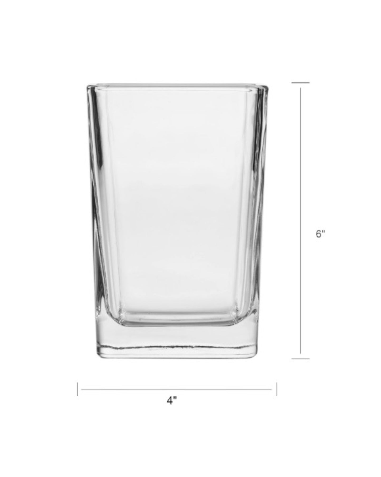 Rectangular Floral Vase